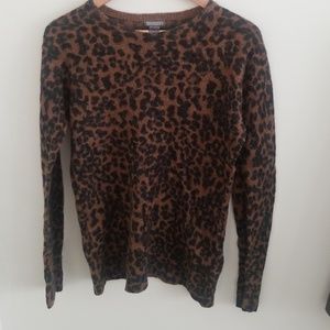 Cheatah print sweater